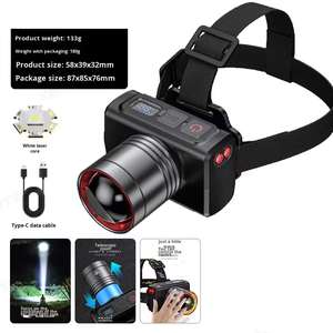 Linterna Frontal LED WOSEN para Camping, G9, Plástico, Sensor, Pantalla Digital, Haz Ajustable Multiángulo, IP65 Impermeable, Recargable - Product Image 3