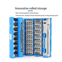 QTS SS-5120 Kit d'outils de réparation de téléphones mobiles multifonction 128-en-1 avec tournevis de précision