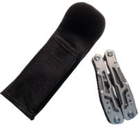 Couteau de poche multifonction en acier inoxydable, pinces pliantes, mini outils de réparation portables multi-usages pour l'extérieur