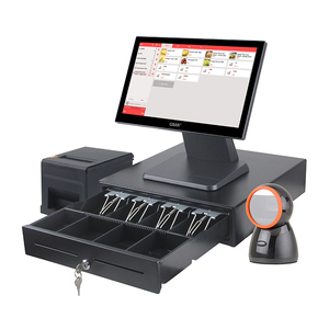 Kinghe Windows Android 15.6 Inch Enkel Touchscreen Desktop Pos-Systeem Terminal Alles In Één Desktop Kassa - Product Image 3