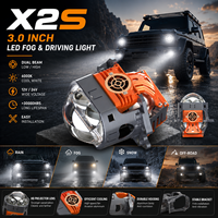 Phare de voiture VAHID Bi LED Projecteur 3 pouces à double lentille laser universel pour mise à niveau des phares de voiture Dissipation thermique stable