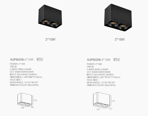 Monté en Surface 1L 2L Réglable 30 Degrés Cardan Vers Le Bas Lumières IP65 Extérieur Étanche <span class=keywords><strong>Spot</strong></span> Lumières pour Hôtel Porte Chambre Éclairage - Product Image 6