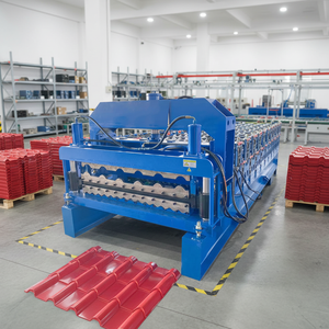 WADLEY Trapezoidal Roll Forming Equipment Two Layer Roof <b>Tile</b> & Roof Panel Making Machine Zinc Glazed Roofing <b>Sheet</b> - Product Image 1