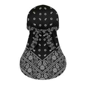 Outdoor Sun Protection Long Tail Bandana 48x96cm Adult Unisex Paisley Print Headscarf For Cycling Fishing Hiking - Product Image 3