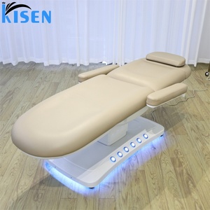 Kisen Table de Massage Électrique de Qualité Supérieure pour Soins Esthétiques, Tatouage et Extensions de Cils, avec Éclairage LED Tendance, Commande au Pied et Couleur Personnalisable - Product Image 2