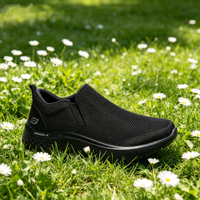 Chaussures de sport respirantes en maille personnalisées, légères, à enfiler, antidérapantes, design original de marque, chaussures de marche pour hommes, prix bas, OEM ODM
