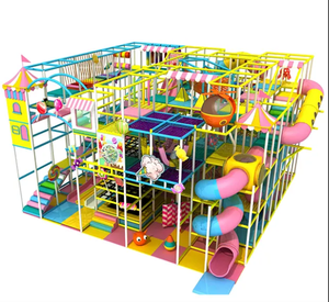 Kích Thước Tùy Chỉnh Ce Chứng Nhận Sân Chơi Trong Nhà Thiết Bị Cho Trẻ Em Tuổi 3-12 Năm Công Suất Tối Đa 100 Vui Chơi Giải Trí Công Viên Chơi Trong Nhà - Product Image 1