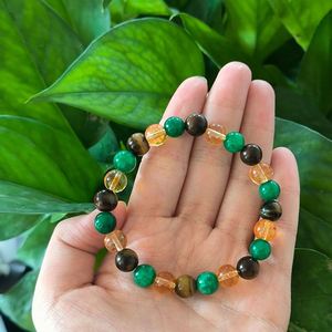 Pulsera Natural de Cuentas de Vidrio Coloridas, Piedra Curativa de Primera Calidad, Producto Profesional para Mayoristas, Codificación Estándar - Product Image 4