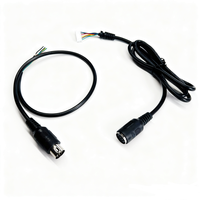 Maßgefertigtes Geflochtenes Abgeschirmtes Mini-DIN 7 8 9 Pin Mini-DIN-Kabel Audio-Video-Kabel