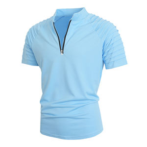 เสื้อยืดออกกำลังกายสำหรับผู้ชายเสื้อยืดแขนสั้นพิมพ์ลายผ้าแห้งไวเนื้อแข็งไซส์สหรัฐสำหรับฤดูร้อน - Product Image 3