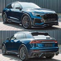 Kit de carrosserie de Style ABT en Fiber de carbone de haute qualité lèvre avant diffuseur arrière becquet sourcil de roue pour Audi RSQ8