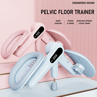 Greenlawn MT-05 Appareil d'exercice pour le plancher pelvien et les cuisses, Yoga Pilates, avec compteur LCD intelligent, rotation 360° réglable, portable, en matériaux TPE/PP
