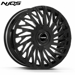 Jantes NJQS Deep Dish Chrome Sport 18 19 20 22 24 26 pouces en alliage d'aluminium forgé pour BMW Audi <span class=keywords><strong>Urus</strong></span> C8 Ford Mustang GT Nissan - Product Image 1