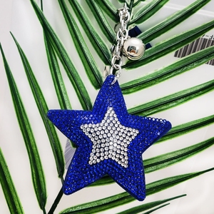 <span class=keywords><strong>Porte</strong></span>-clés classique incrusté d'étoiles à cinq branches du fabricant d'origine, pendentif de sac pour <span class=keywords><strong>femme</strong></span>, pour voiture - Product Image 2