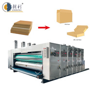 Machines de découpe et de rainurage par impression flexographique pour boîtes en carton ondulé entièrement automatiques Machine d'emballage