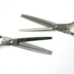 Hot bán 5.5 "màu vàng Beauty Salon cắt tóc chuyên nghiệp Salon cắt kéo - Product Image 5