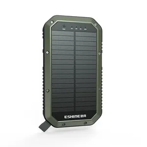 Solar Powered Wireless Charger Oem Outdoor Solar Energy Power Bank Waterproof Fast Charger Portable Wireless Solar Power Bank 10000mah 20000mah 50000mah
