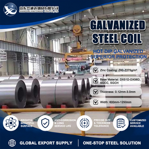GB T2518 S350GD Z200 G/sqm Skin Passed 0.50mm Mill Edge Galvanized Steel Coil of Engineering Projects - Product Image 1