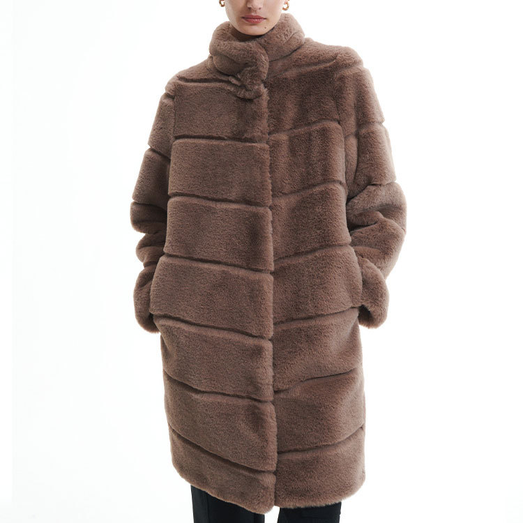 Custom Long Sleeve Fleece Coats Women