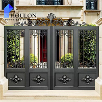 Portail d'entrée en fer forgé pour maison et villa, sécurité renforcée, prix du marché