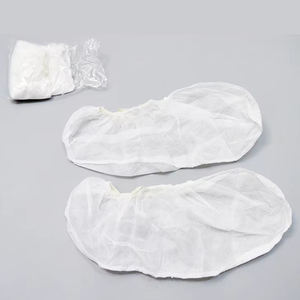 Couvre-chaussures respirants faits à la main et couvre-chaussettes <span class=keywords><strong>jetables</strong></span> souples Chaussettes PP Couvre-chaussettes blancs non tissés - Product Image 1