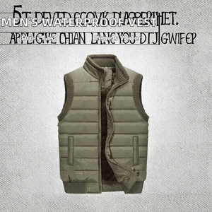 Chaleco Acolchado Impermeable para Hombre, Chaqueta Informal de Invierno, Transpirable, de Secado Rápido, con Bolsillos Laterales - Product Image 2