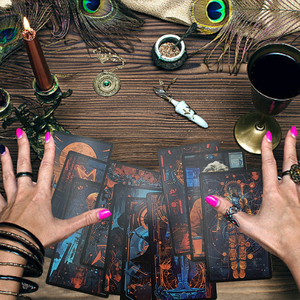 Naipes de <span class=keywords><strong>Tarot</strong></span> de impresión personalizada de alta calidad Exquisita expresión artística para reuniones sociales al por mayor - Product Image 6