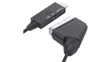 Convertisseur SCART vers HDMI certifié CE/RoHS 1080p RGB vers HDM1 PAL/NTSC Plug&Play en vrac pour PS2/PS3/Xbox/Wii/DVD