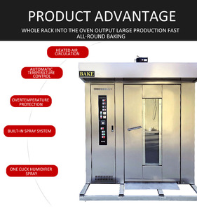Precios de equipos de panadería horno de pan rotatorio de gas para máquina de hacer <span class=keywords><strong>pizza</strong></span> - Product Image 3