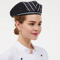 Serveur serveuse hommes femmes unisexe cuisine hôtel Restaurant café cuisine Chef cuisinier barman serveur uniforme casquette béret chapeau