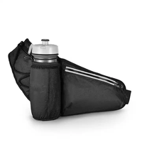 Sac de taille avec porte-bouteille d'eau sac de taille pour Jogging Randonnée Vélo Pochette de taille Fanny Pack