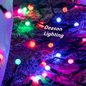 Ngoài trời kỳ nghỉ chiếu sáng trang trí nhiều màu mini chuỗi dẫn đèn giáng sinh G12 24 '4 ''khoảng cách 70 đèn thương mại - Product Image 4