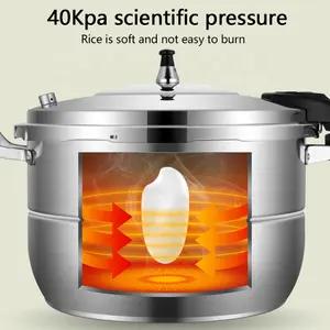 Vente en gros <span class=keywords><strong>d</strong></span>'ustensiles de cuisine à induction à économie <span class=keywords><strong>d</strong></span>'énergie pour cuisinière à haute pression Cocotte minute en acier inoxydable - Product Image 4