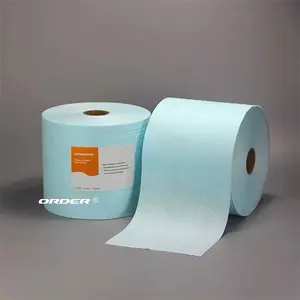 Mechanical Parts Extractive Cellulose Polyester Absorbs Oil Microfiber Nonwoven Dust-free Cleaning Rags