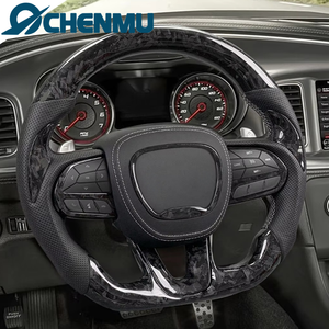 <span class=keywords><strong>Volant</strong></span> en fibre de carbone forgé personnalisé pour Dodge Charger SRT Challenger Hellcat 2008 2009 2010 2011 2012 2013 2014 2015 - Product Image 6