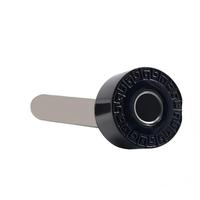 Serrure à empreintes digitales EVERGOOD noire à bouton, serrure cylindrique à empreintes digitales en alliage de zinc pour tiroirs et armoires de classement et de rangement