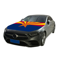 Vente en gros 120x150cm Arizona housses de capot de voiture drapeau abordable résistant à l'usure et durable couverture de capot de moteur de voiture
