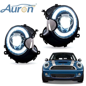 ชุดประกอบไฟหน้า LED 12V 6000K สีน้ำเงินสำหรับติดตั้งเพิ่มเติมอัปเกรดไฟหน้ารถสำหรับ BMW MINI COOPER R56/R57/R58/R59 2007-2013 - Product Image 1