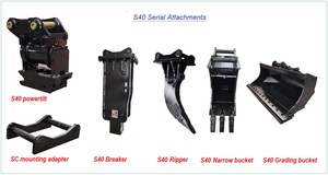 Attache rapide <span class=keywords><strong>hydraulique</strong></span> manuelle AORIS Low Height S40 S45 S60 pour excavatrice - Product Image 4