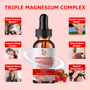 High Potency Healthy Brain Improve Sleep Health Magnesium Complex <b>Liquid</b> Drops with L-Theanine and Zinc Supplement Drops - Product Image 5