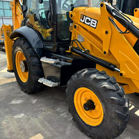 Chargeuse-pelleteuse JCB 3CX 4x4 d'occasion, faible consommation de carburant, haute performance, modèle ECO Sitemaster, pour la construction