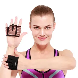 De cuatro Dedo de levantamiento de pesas guantes de gimnasio