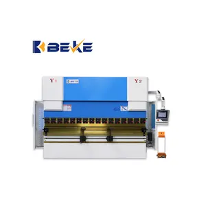 WE67K-200 ton 3200mm mechanical gooseneck press brake die servo bending machine