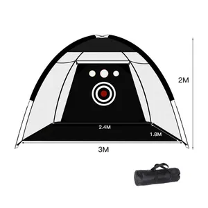 Redes portátiles de alta calidad para golpear el golf, ayudas de entrenamiento para patio trasero interior y exterior con objetivo para la práctica de astillado y columpio