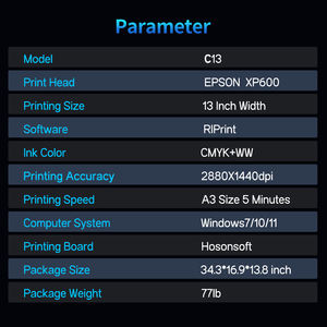 Colorsun Xp600 Stampante DTF di Alta Qualità con Taglierina Automatica Macchina da Stampa A3 per Piccole Imprese - Product Image 2