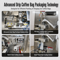 Machine d'emballage automatique de sachets de café filtre SDP-50, 60 sachets/min, avec purge d'azote et codage TTO – Fabricant
