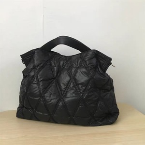 Wholesale New Winter Fashion Insulated Underarm Handbags 2024 Frame Design Nylon Butow <b>Bags</b> for Women - Product Image 2