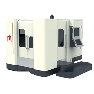 Mesin penggilingan horizontal cnc H4 3 sumbu, pusat mesin cnc 3 sumbu presisi tinggi