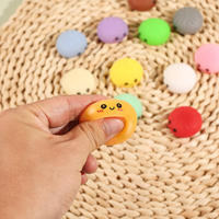 Calendrier de l'Avent Jouet à Presser en Forme de Ravioli Mystère, Mini Pâtonnet en TPR, Boîte Surprise Anti-Stress, Jouets Fidget pour Enfants, Cadeau de Compte à Rebours
