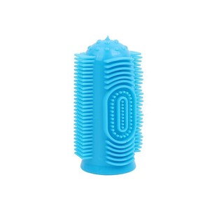 Brosse à dents de luxe en silicone pour animaux de compagnie, brosse à dents souple 360° pour le nettoyage buccal des chiens, en stock - Product Image 6